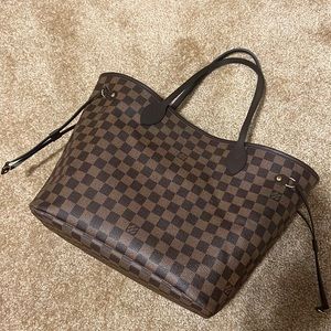 LOUIS VUITTON Neverfull MM Damier Ebene